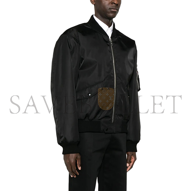 PRADA TRIANGLE LOGO BOMBER JACKET 277160